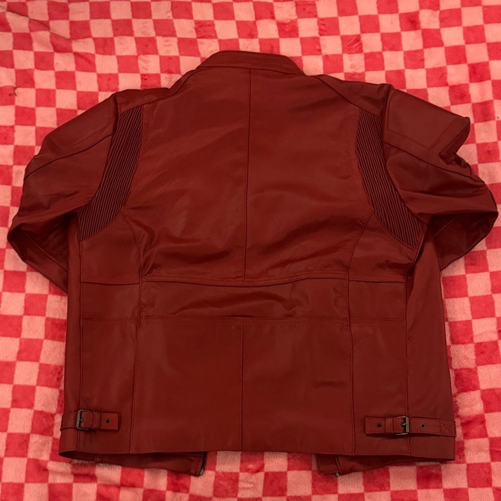 Men's Authentic Leather Jacket - Muscle Fit - Picture 6 of 10